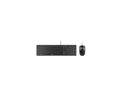 Комплект Genius C-126 SlimStar USB Black Ukr (31330007407)