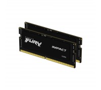 Модуль пам'яті для ноутбука SoDIMM DDR5 16GB (2x8GB) 4800 MHz FURY Impact Kingston Fury (ex.HyperX) (KF548S38IBK2-16)