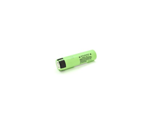 Акумулятор 18650 3500mAh, TipTop, 10A, 4.2/3.6/2.5V, green Panasonic (NCR18650GA)