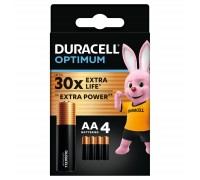 Батарейка Duracell Optimum AA лужні 4 шт. в упаковці (5015595)