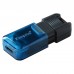 USB флеш накопичувач Kingston 64GB DataTraveler 80 M USB-C 3.2 Blue/Black (DT80M/64GB)