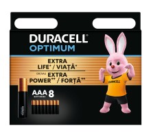 Батарейка Duracell Optimum AAA лужні 8 шт. в упаковці (5015602)