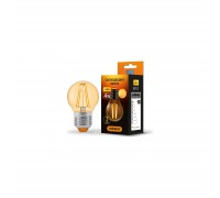 Лампочка Videx LED Filament G45FA 4W E27 2200K бронза (VL-G45FA-04272)