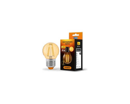 Лампочка Videx LED Filament G45FA 4W E27 2200K бронза (VL-G45FA-04272)