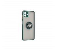 Чохол до мобільного телефона Armorstandart Frosted Matte Ring Samsung A04 (A045) Dark Green (ARM68343)