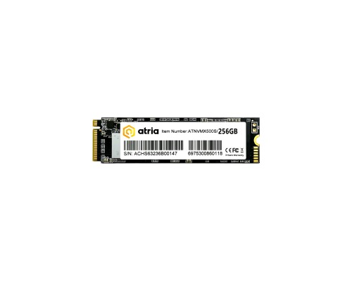 Накопичувач SSD M.2 2280 256GB X500S ATRIA (ATNVMX500S/256)