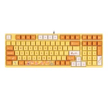 Клавіатура Akko 3098S Sponge Bob 98Key CS Starfish Hot-swappab USB UA RGB Yellow (6925758613897)