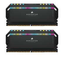 Модуль пам'яті для комп'ютера DDR5 64GB (2x32GB) 6600 MHz Dominator Platinum RGB Black Corsair (CMT64GX5M2B6600C32)