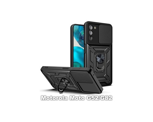 Чохол до мобільного телефона BeCover Military Motorola Moto G52/G82 Black (709972)