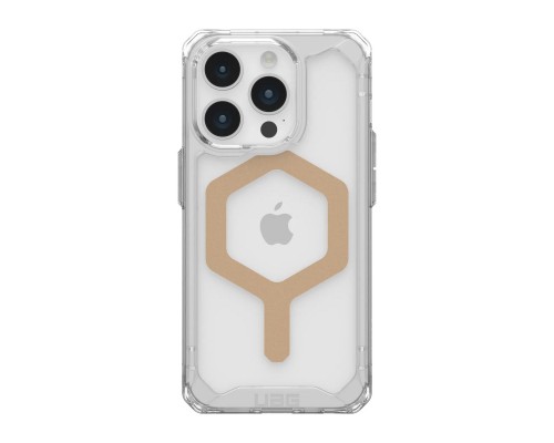 Чохол до мобільного телефона UAG Apple Iphone 15 Pro Plyo Magsafe, Ice/Gold (114286114381)