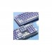 Клавіатура Aula F2088 Pro Mechanical White/Violet + 9 Purple keys KRGD Blue USB UA (6948391234915)