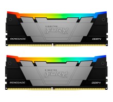 Модуль пам'яті для комп'ютера DDR4 32GB (2x16GB) 3600 MHz Fury Renegade RGB Kingston Fury (ex.HyperX) (KF436C16RB12AK2/32)