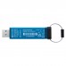 USB флеш накопичувач Kingston 64GB IronKey Keypad 200 AES-256 Encrypted Blue USB 3.2 (IKKP200/64GB)