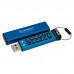 USB флеш накопичувач Kingston 64GB IronKey Keypad 200 AES-256 Encrypted Blue USB 3.2 (IKKP200/64GB)