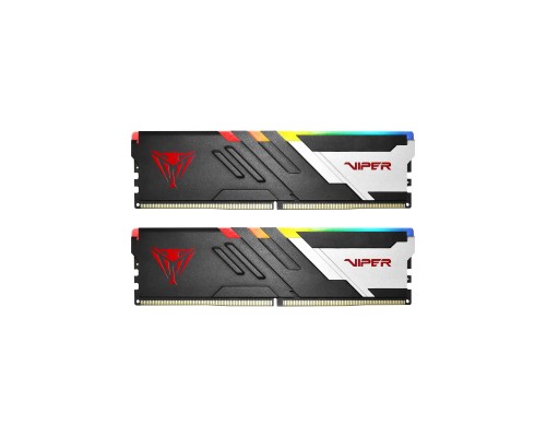 Модуль пам'яті для комп'ютера DDR5 32GB (2x16GB) 5600 MHz Viper Venom RGB Patriot (PVVR532G560C36K)