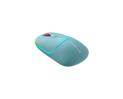 Мишка Canyon MW-22 Dual Band RGB Wireless Dark Cyan (CNS-CMSW22DC)