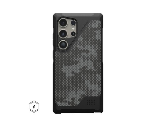 Чохол до мобільного телефона UAG Samsung Galaxy S24 Ultra Metropolis LT Pro Micro Hex Camo Graphite (214420113234)