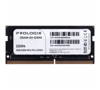 Модуль пам'яті для ноутбука SoDIMM DDR4 8GB 2666 MHz Prologix (PRO8GB2666D4S)