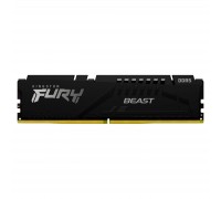 Модуль пам'яті для комп'ютера DDR5 16GB 6800 MHz Beast Black EXPO Kingston Fury (ex.HyperX) (KF568C34BBE-16)