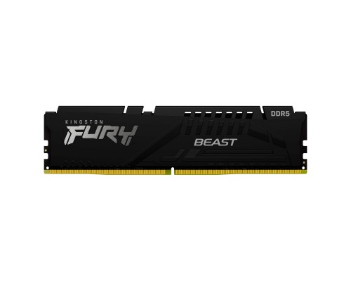 Модуль пам'яті для комп'ютера DDR5 16GB 6800 MHz Beast Black EXPO Kingston Fury (ex.HyperX) (KF568C34BBE-16)