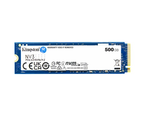 Накопичувач SSD M.2 2280 500GB Kingston (SNV3S/500G)