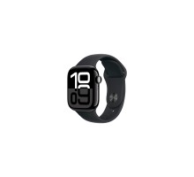 Смарт-годинник Apple Watch Series 10 GPS 42mm Jet Black Aluminium Case with Black Sport Band - S/M (MWWE3QH/A)