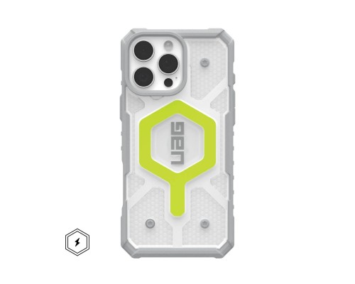 Чохол до мобільного телефона UAG iPhone 16 Pro Max Pathfinder Clear Magsafe Active Neon (114465118181)