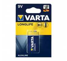 Батарейка Varta Longlife 9V 6LR61 (04122101411)