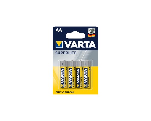 Батарейка Varta AA SUPERLIFE Zinc-Carbon R6 * 4 (02006101414)