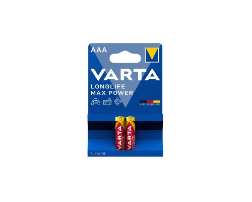 Батарейка Varta AAA Longlife Max Power лужна * 2 (04703101412)