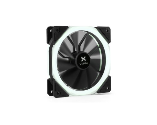 Кулер до корпусу Vinga LED fan-02 white