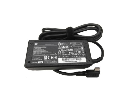 Блок живлення до ноутбуку HP 45W 15V, Type-C (TPN-CA01 / A40255)