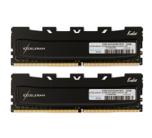 Модуль пам'яті для комп'ютера DDR4 32GB (2x16GB) 3600 MHz Black Kudos eXceleram (EKBLACK4323618CD)