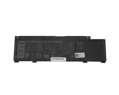 Акумулятор до ноутбука Dell G3-3590 266J9, 4255mAh (51Wh), 3cell, 11.4V, Li-ion (A47594)