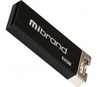 USB флеш накопичувач Mibrand 32GB Сhameleon Black USB 2.0 (MI2.0/CH32U6B)