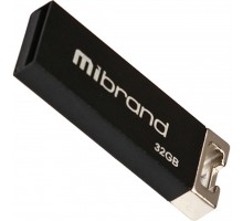 USB флеш накопичувач Mibrand 32GB Сhameleon Black USB 2.0 (MI2.0/CH32U6B)