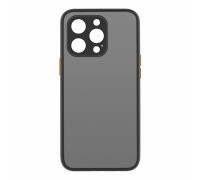 Чохол до мобільного телефона MakeFuture Apple iPhone 13 Pro Frame (Matte PC+TPU) Black (MCMF-AI13PBK)