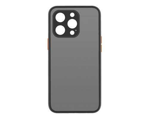 Чохол до мобільного телефона MakeFuture Apple iPhone 13 Pro Frame (Matte PC+TPU) Black (MCMF-AI13PBK)