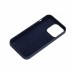 Чохол до мобільного телефона 2E Basic Apple iPhone 13 Pro, Liquid Silicone, Midnight Blue (2E-IPH-13PR-OCLS-MB)