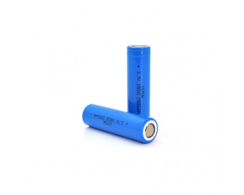 Акумулятор 18650 2500mAh, FlatTop, 3.7V, Blue Vipow (ICR18650-2500mAhFT)