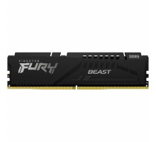 Модуль пам'яті для комп'ютера DDR5 16GB 6000 MHz Beast Black Kingston Fury (ex.HyperX) (KF560C40BB-16)