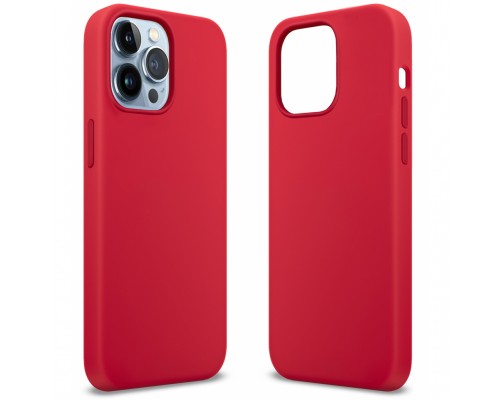 Чохол до мобільного телефона MakeFuture Apple iPhone 13 Pro Max Premium Silicone Red (MCLP-AI13PMRD)