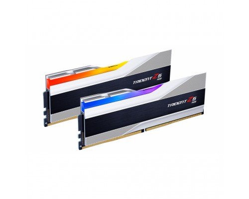 Модуль пам'яті для комп'ютера DDR5 32GB (2x16GB) 5600 MHz Trident Z5 RGB Silver G.Skill (F5-5600J3636C16GX2-TZ5RS)