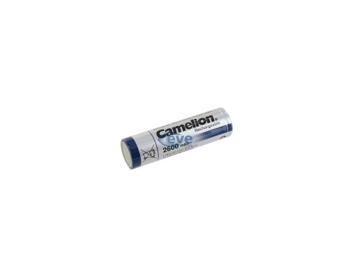 Акумулятор 18650 2600mAh, FlatTop, 3.7V, Bulk Camelion (ICR18650F-26)