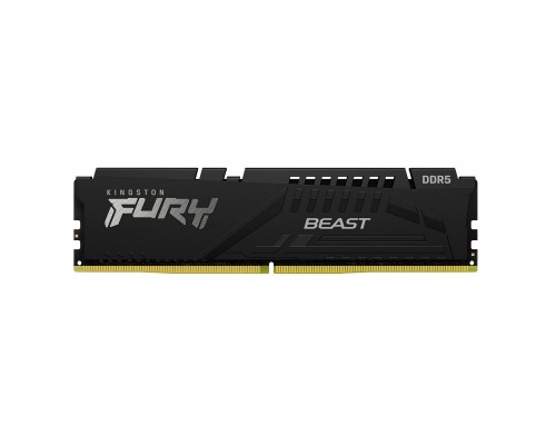 Модуль пам'яті для комп'ютера DDR5 32GB 4800 MHz Beast Black Kingston Fury (ex.HyperX) (KF548C38BB-32)