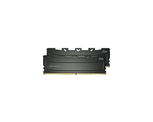 Модуль пам'яті для комп'ютера DDR4 32GB (2x16GB) 3200 MHz Black Kudos eXceleram (EKBLACK43232162CD)