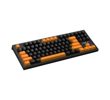 Клавіатура Aula F3032 Keycaps plus 21 Dark Yellow Keys KRGD Brown USB UA Black (6948391201740)