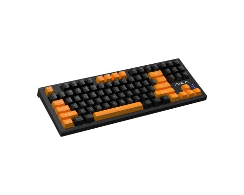 Клавіатура Aula F3032 Keycaps plus 21 Dark Yellow Keys KRGD Brown USB UA Black (6948391201740)