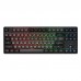 Клавіатура Akko 5087B Plus Black Gold 87Key CS Silver Hot-swappable UA RGB Black (6925758620291)