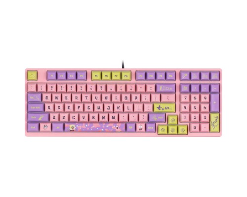 Клавіатура Akko 3098S Patrick 98Key CS Starfish Hot-swappable USB UA RGB Pink (6925758613927)